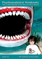 Psychoanalytical Notebooks: Issue 15, The Name(s)-of-the-Father / ספרות מקצועית